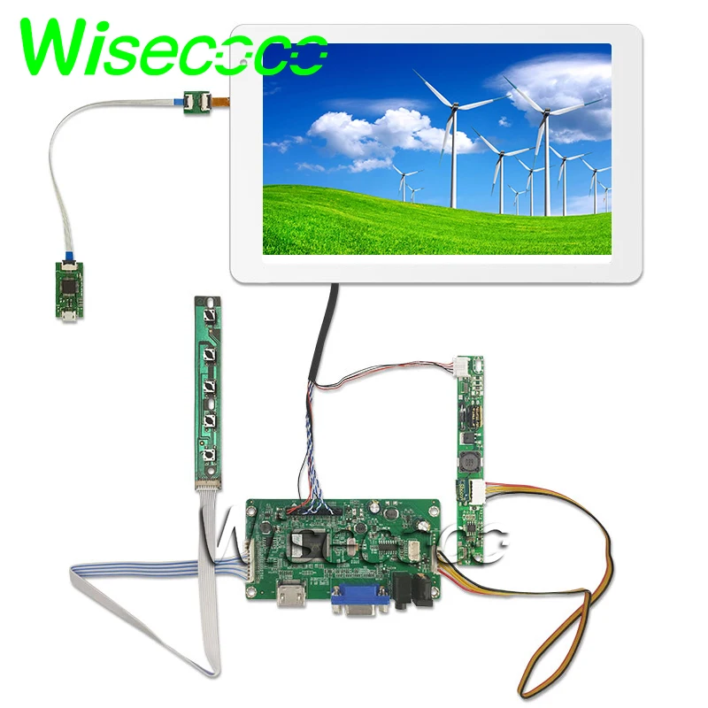 

8.9 inch 1920*1200 VVX09F035M10 LCD Display with touch screen panel digitizer HDMI to VGA Controller board For Raspberry Pi