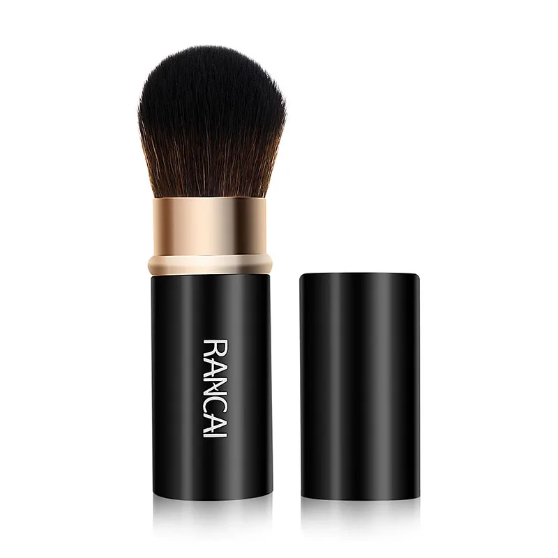 

RANCAI 1pcs Retractable Makeup Brush Powder Foundation Blending Blush Kabuki Highlighter Bronzer Brushes Maquiagem Cosmetic Tool