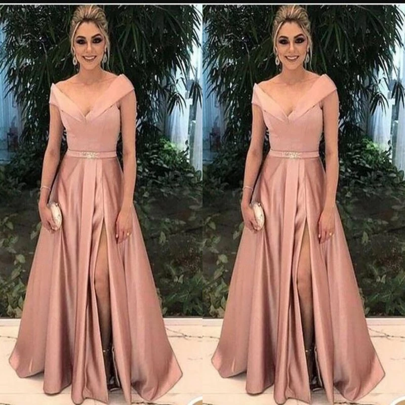 Elegante vestidos de Madre de la novia bodas 2019 de fiesta Línea A vestido de madrinha Formal vestido noche madrina|Vestidos para la madre de la novia| - AliExpress