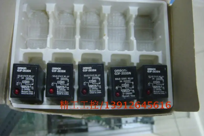 

[SA] OMRON new original solid state relay 5-24VDC G3F-203SN physical inventory --2pcs/lot