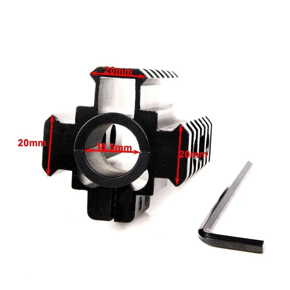 hunting accessories 20mm Triple Side Tri- Rail Picatinny Weaver Base Mount See Through for 12 Gauge Caliber Rifle Scope mount