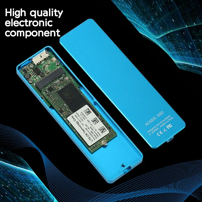 Acasis FA-2423 SSD корпус жесткий диск коробка для M2 NGFF M.2 SSD чехол для внешнего SSD USB3.0 USB 3.0 чехол 2242/2260/2280