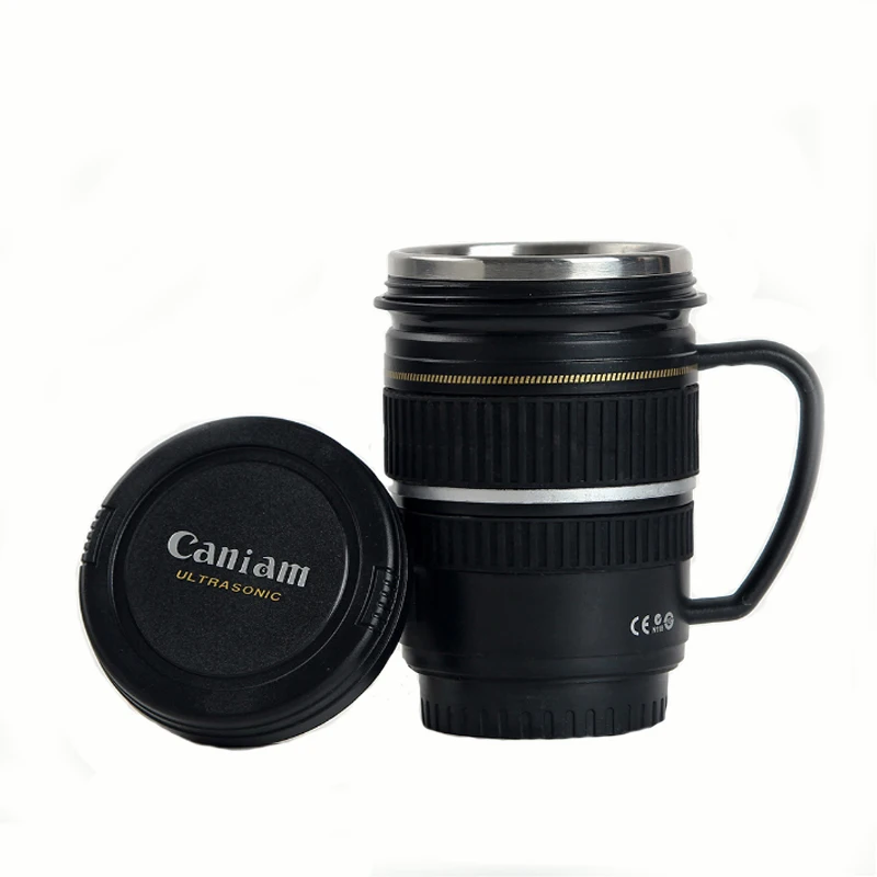

220mL Lens Emulation Camera Coffee Mug Creative Gift Beer Cups with Handle Thermal Coffee Mugs