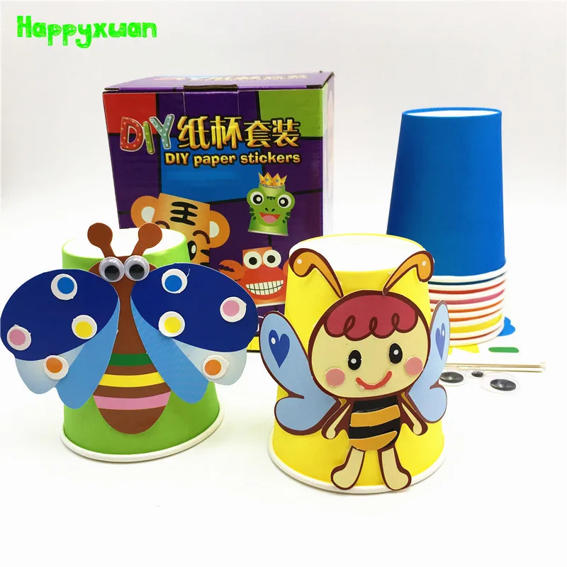Набор для рукоделия Happyxuan 12 шт./кор. детей бумажный стаканчик художественные