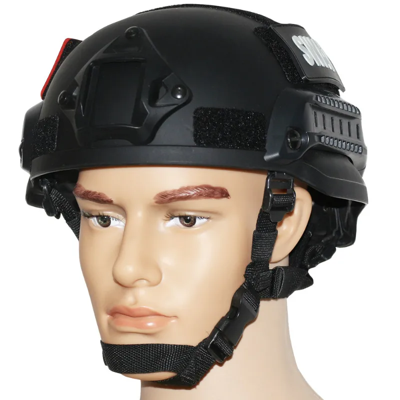 OneTigris MICH 2002 экшн версия Тактический шлем ABS боевой шлем для страйкбола пейнтбола военный защитный прыжок шлем - Цвет: Black