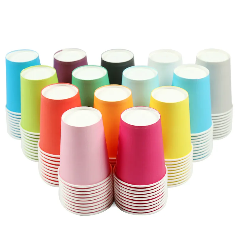 Buy 10pcs/lot Disposable Paper Cup Drinking Cup For