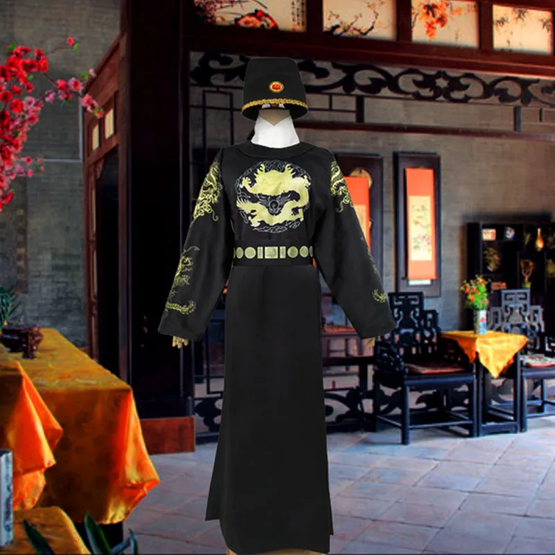 Ming Dynasty Imperial Guard мужской костюм Hanfu для Swordman TV Play Drama Cosplay мужчин|Танцевальный