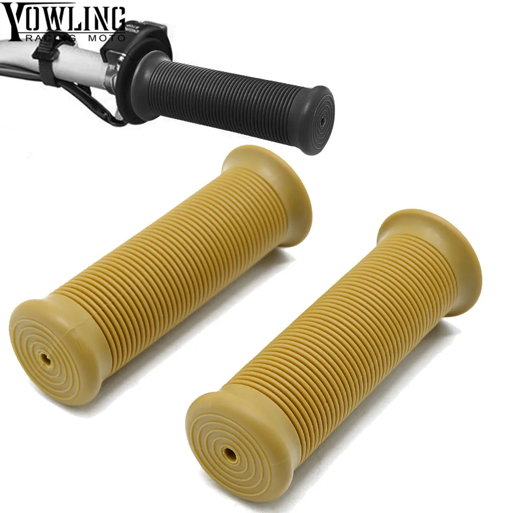 7/8&quot For CG125 CB400 HONDA KAWASAKI YAMAHA SUZUKI DUCATI Vintage Cafe Racer Motorcycle Hand Grips Rubber Handle Bar | Автомобили и