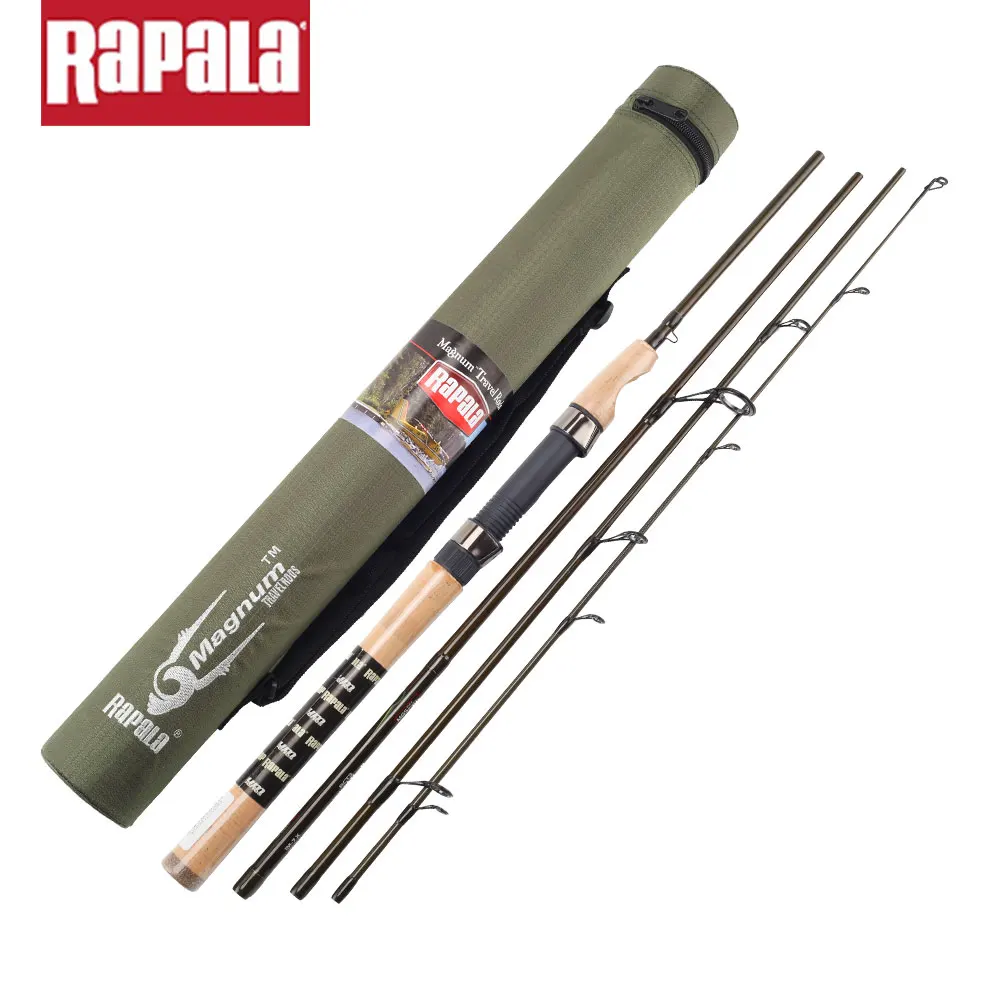 Rapala бренд Magnum 4 секции М МОЩНОСТЬ 1 98 м 2 углеродное волокно спиннинговое удилище