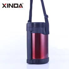 1800 ml Lebensmittel Thermische Glas Vakuumisolierte Suppe Thermos 18/8 Edelstahl Lunchbox mit Folding Löffel