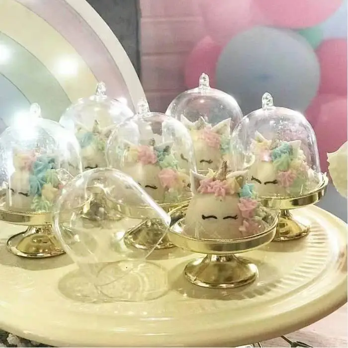 5 colors 20pcs/лот прозрачные пластиковые коробки для конфет благосклонности венчания
