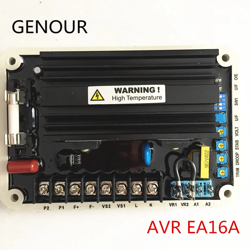 Automatic Generator Voltage Regulator Controller Module AVR EA16A FOR brushless GENERATOR 50-60Hz Alternator Automatic Automatic Generator Voltage Regulator Controller Module AVR EA16A FOR brushless GENERATOR 50-60Hz Alternator Automatic