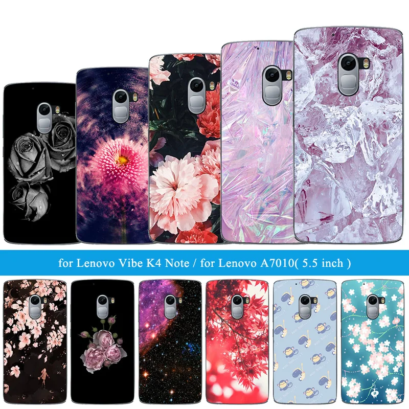 

Phone Case for Lenovo Vibe K4 Note A7010/Vibe X3 Lite Soft TPU Silicon Ice Pattern Matte protector Shell Anti Knock Luxury Funda