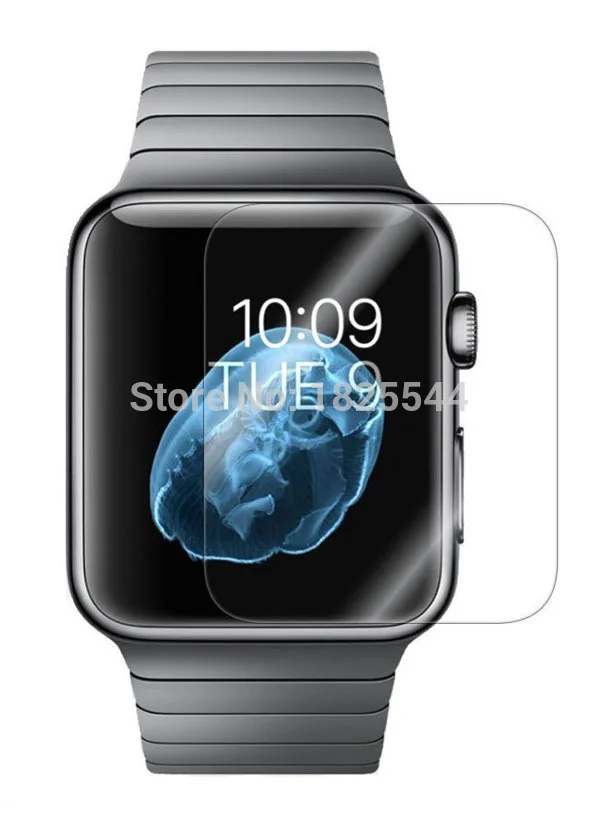 imágenes para 10 unids/lote 2015 Ultra Thin 9 H Vidrio Templado Protector de Pantalla de Cine de Pantalla pelicula de vidro Para Apple iWatch Reloj 38mm 42mm imágenes para 10 unids/lote 2015 Ultra Thin 9 H Vidrio Templado Protector de Pantalla de Cine de Pantalla pelicula de vidro Para Apple iWatch Reloj 38mm 42mm