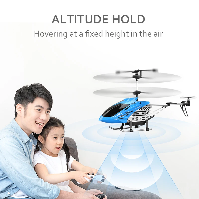 Anti-Jamming RC Helicopter Altitude Hold Remote Control Helicopters Water-Based Baking Varnish Toys for Kids 268
