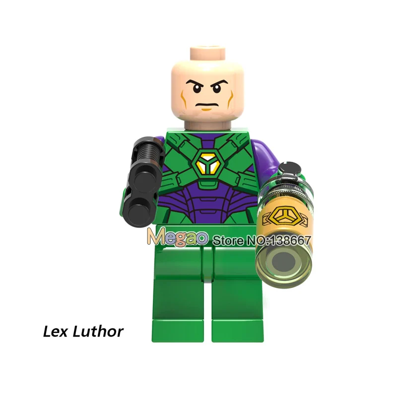 

Single sale Building Blocks Super heroes Lex Luthor XH754 Reverse-Flash Cyborg The Flash Lobo Firstorm Batman Children Gifts