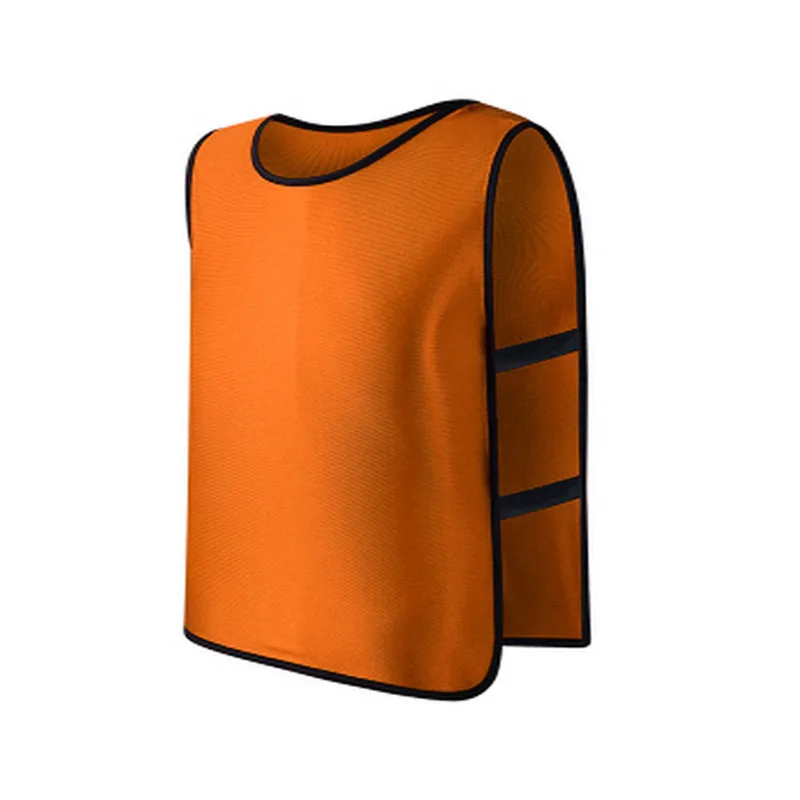 Детский командный Спортивный футбол тренировочная кофта-передничек шлейф нагрудный жилет поддержка прямых поставок - Цвет: Orange