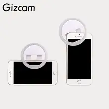 Gizcam USB Selfie Fill Light Ring LED Clip Camera Photography Photo Smart Mobile Phone Bright Portable Accessories White