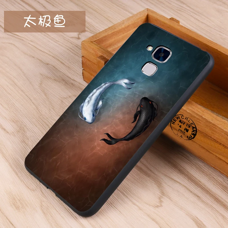 Huawei honor 5c Case Original Cover for Huawei honor 5c Bag Case Cover Skin Wolf Fish Skull honor 5c Fundas 100% BiNFUL 23