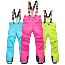 Gsou зимние лыжные штаны Новые ветрозащитные водонепроницаемые дышащие горнолыжные брюки женские лыжные Сноубординг брюки