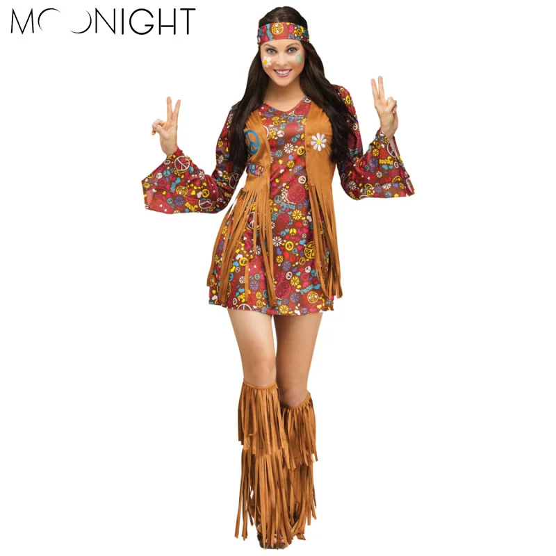 Cheapest Moonight 3 Pcs Women Halloween Carnival Indian Costume Womens