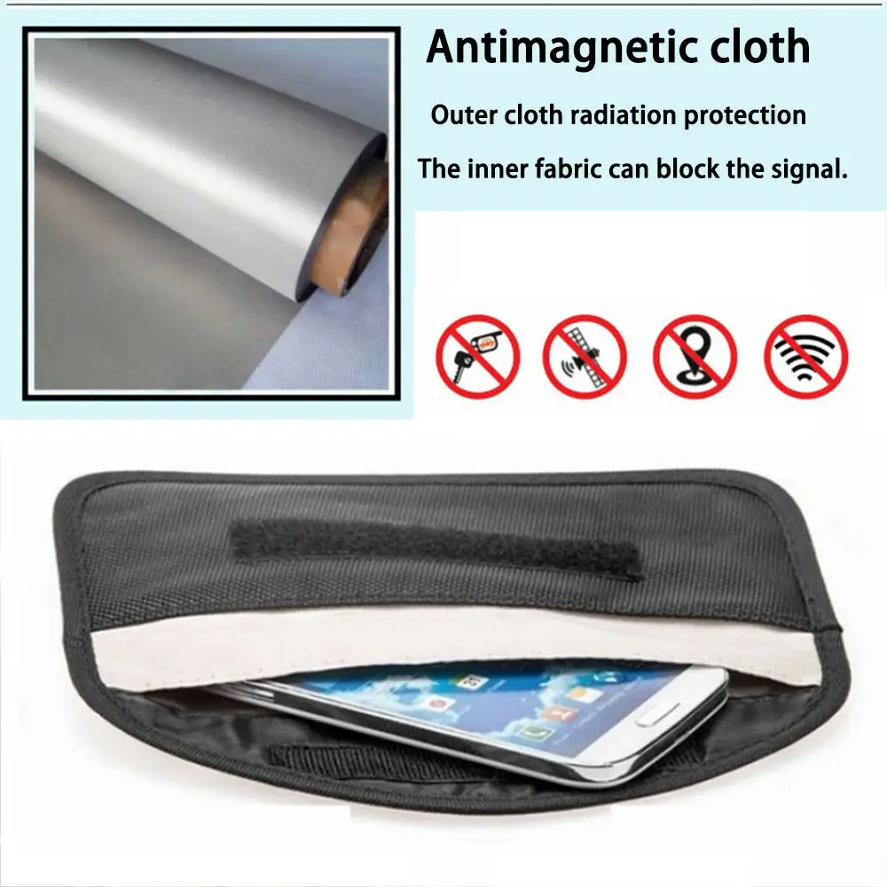 Автомобильный ключ сигнала блокатор сумка брелок RFID анти-излучение для беременных NIGH блокирующий чехол сумка анти взлом