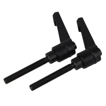 

M6 Zine Alloy Male Thread Lathe Machine Metal Adjustable Handle Lever Grip Pack of 2 50x40mm