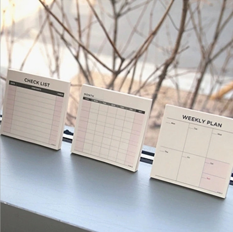 

(1Pcs/Sell) Calendar Planner Diy-calendar Desk Organizer Office Organizer Kawaii Calendar To Do List Desk Planner