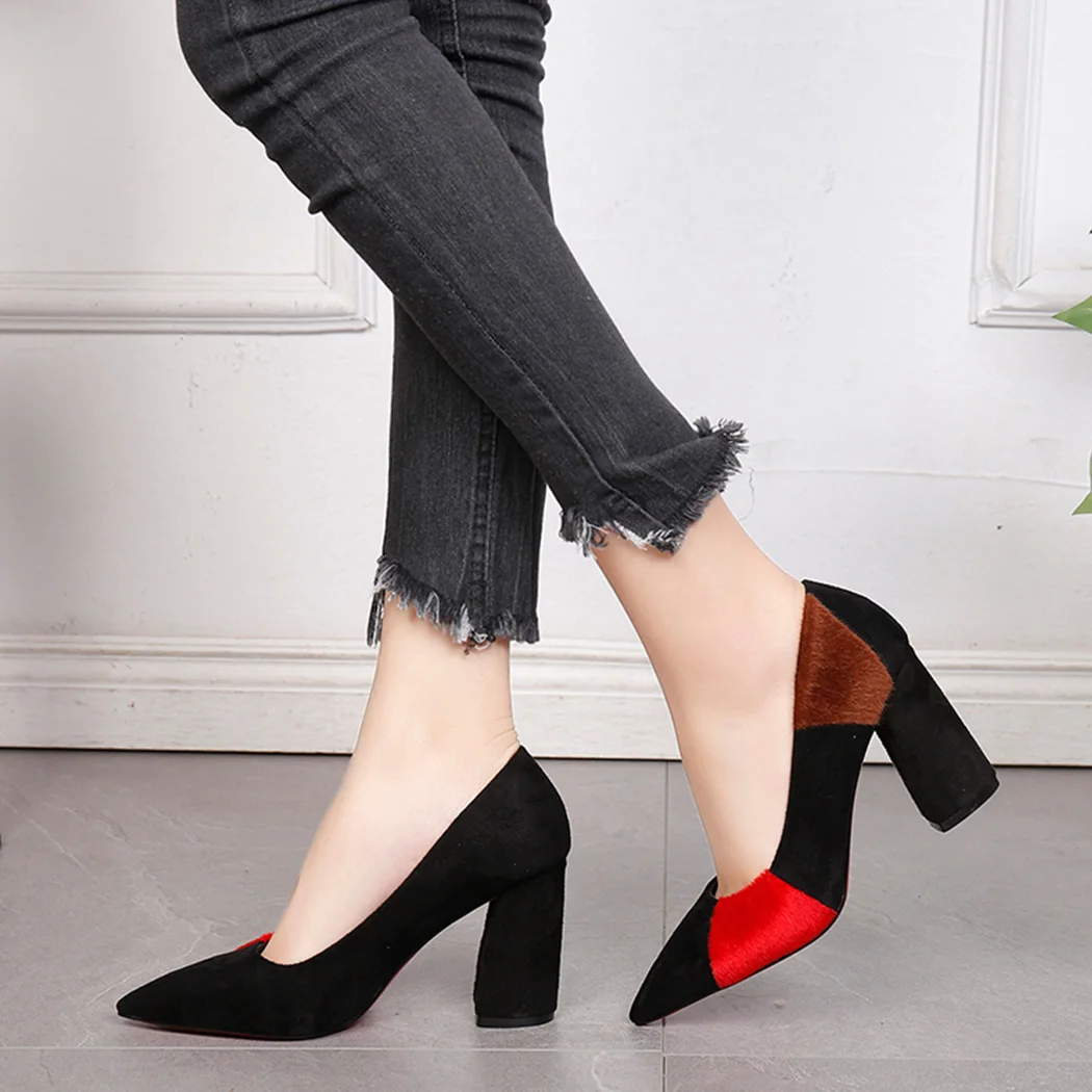 square heel heels