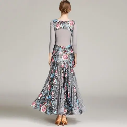 new Ballroom Dancing Dress Woman Modern Waltz Tango Dance Dress standard Ballroom Competition Costume 1860
