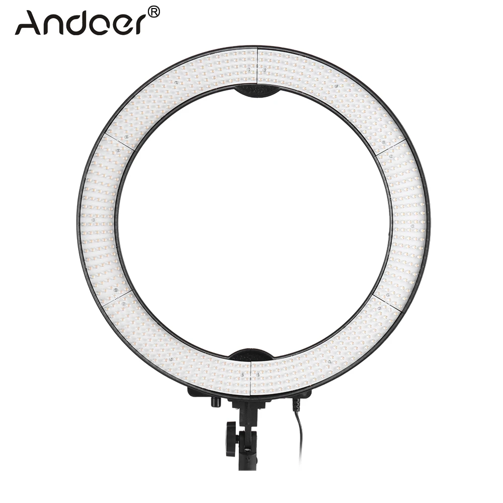 Prix pour Ems livraison andoer la-650d photo studio anneau lumière led vidéo lumière lampe numérique photographique éclairage 40 w 5500 k avec 600led lumières Prix pour Ems livraison andoer la-650d photo studio anneau lumière led vidéo lumière lampe numérique photographique éclairage 40 w 5500 k avec 600led lumières