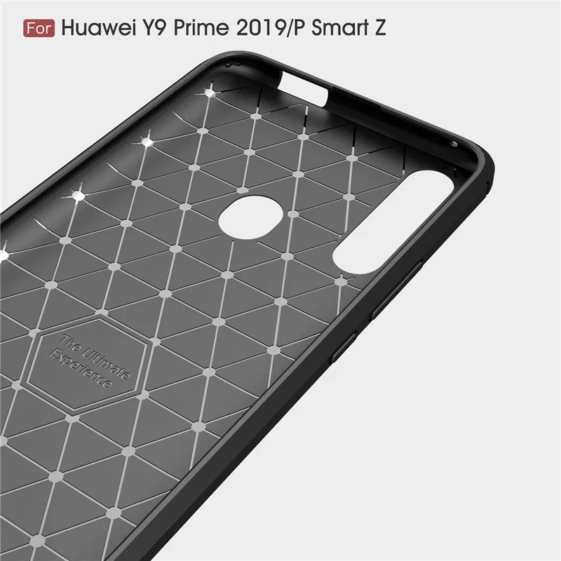 Для huawei Y9 Prime P Smart Z Y5 Y7 углеродное волокно Мягкий ТПУ силиконовый матовый противоударный чехол для honor 20 pro 8A