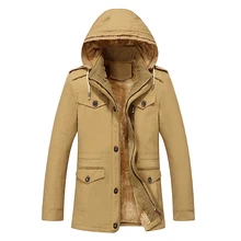 Горячая теплая осень и зима мужская куртка с капюшоном пальто ветровка куртка Пальто