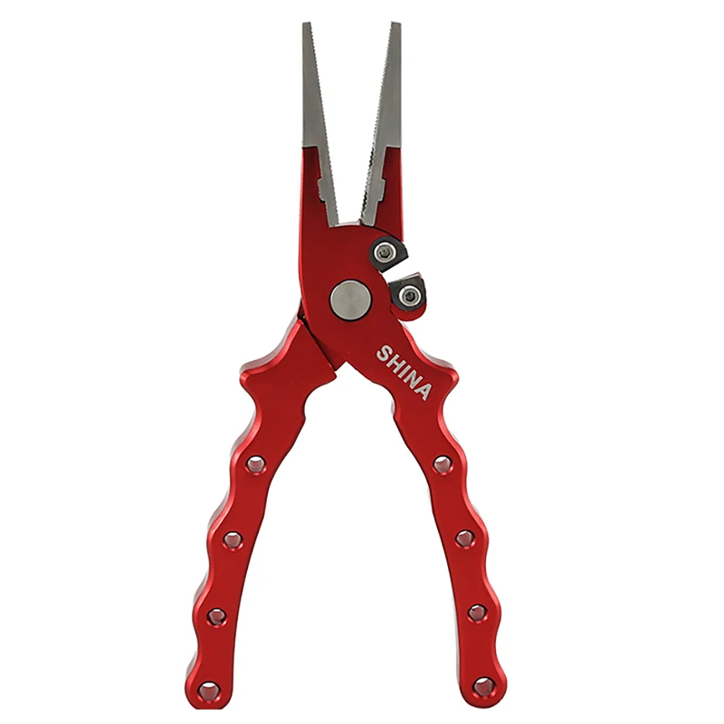 6.5" Aluminum Saltwater Fishing Pliers Hook Remover Braided Line