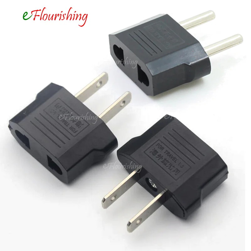 

USA to Europe/EU to US Travel AC Power Socket Plug Adapter Changeover Plug Electric AC Adaptor Converter Charger Convertor