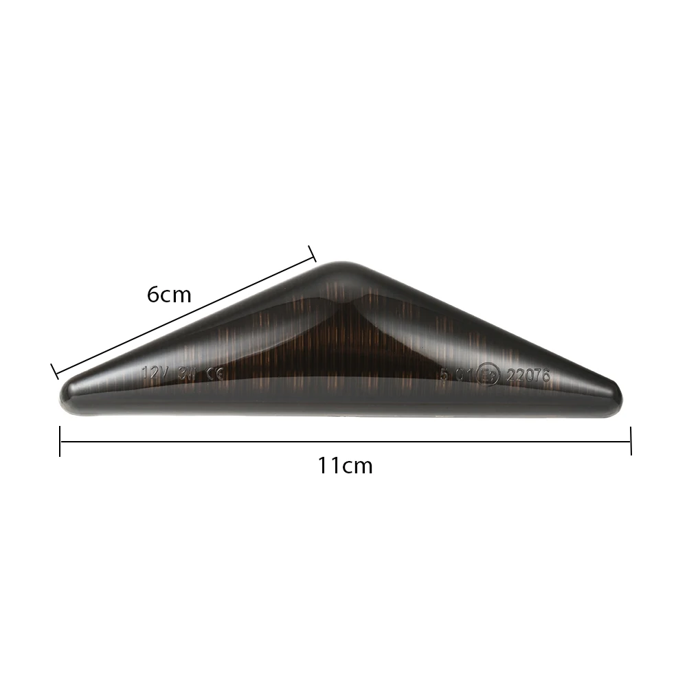 2 шт. для Ford Mondeo 2000-2006 Focus MK1 дымовой светодиодный Янтарный динамический Светодиодный Боковой габаритный сигнальный фонарь