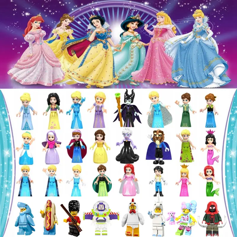 Legoing Friends Belle Ursula Legoing Princess Girl Maleficent Building Blocks Children For Toys Compatible with Legoings Figures Legoing Friends Belle Ursula Legoing Princess Girl Maleficent Building Blocks Children For Toys Compatible with Legoings Figures