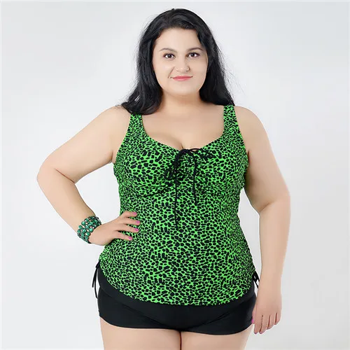 Summer Big breast women Sexy swimwear Plus Size Tankinis set Beach