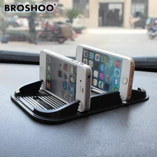 BROSHOO авто Apple Авто противоскользящая подставка для мобильного телефона коврик коврики Vehienlar мобильный телефон Авто Поставки Стайлинг