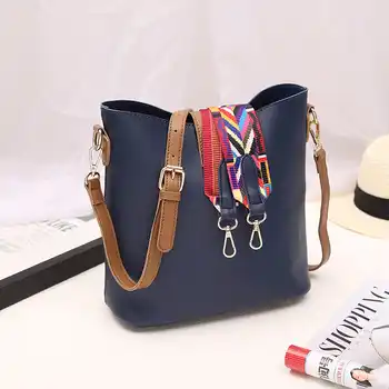 TMYOY Small Crossbody Bags For Women Colorful Strap Bucket Ladies Messenger Shoulder Bag Grils Luxury Handbags Designer WB293