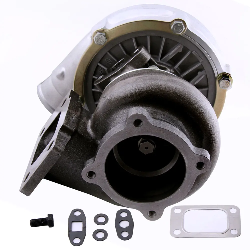 GT3076R GT3037 T3 500HP Турбокомпрессор воды и масла для 3.0L 5.0L двигателя турбо Audi VW Opel Flangia