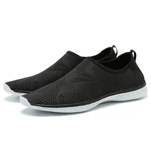 Большие размеры; женские и мужские Летние Водные кроссовки; пляжная спортивная легкая обувь; быстросохнущая обувь для плавания и дайвинга