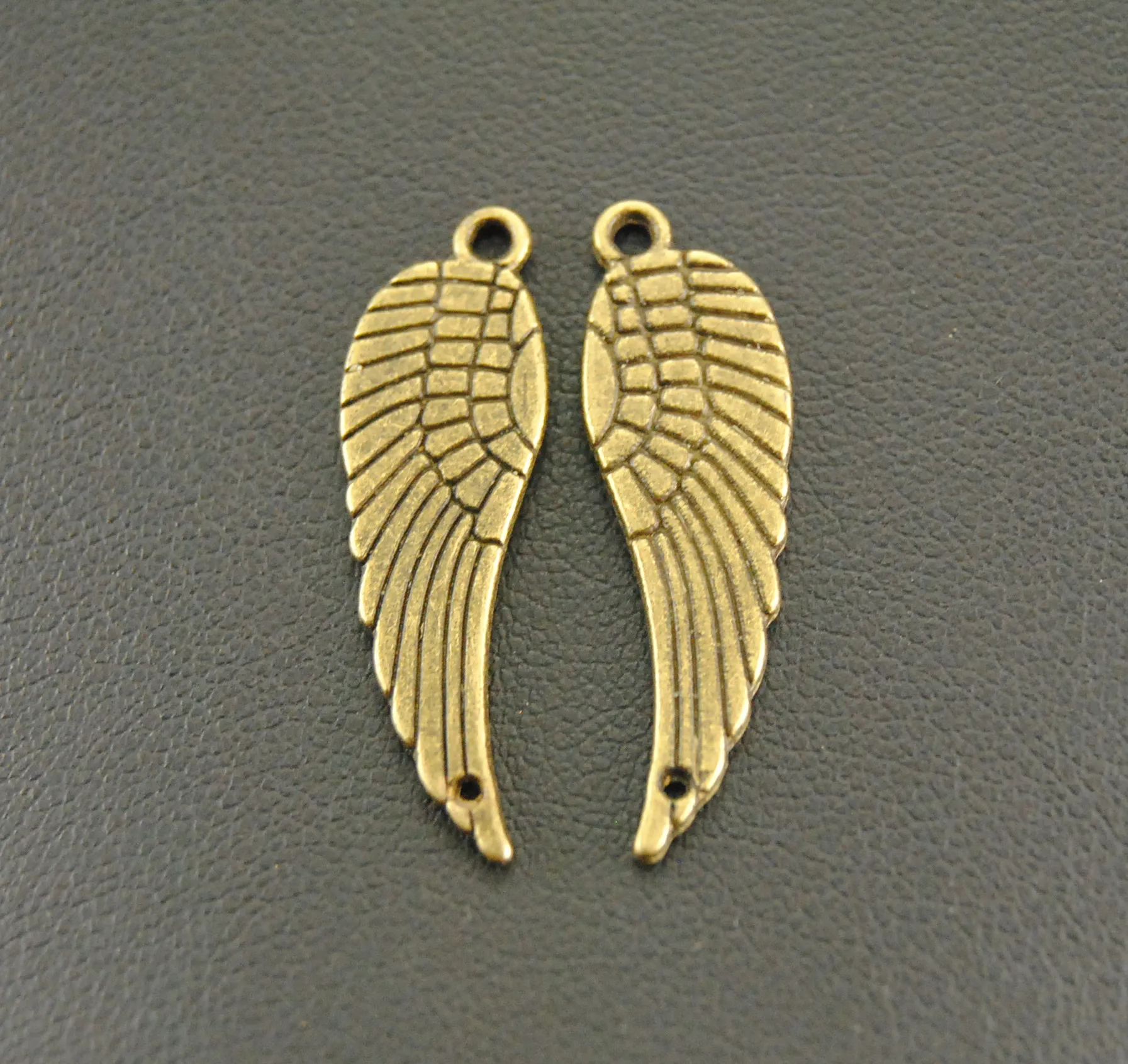 Buy 10 Pcs Antique Bronze Angel Wings Charms For DIY