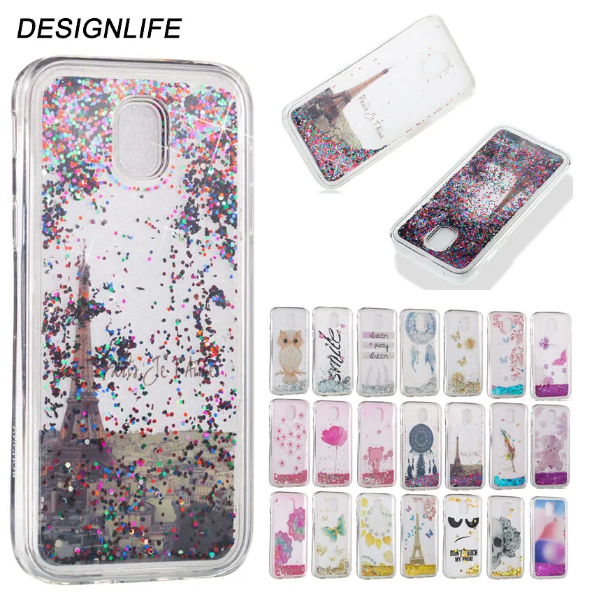 Luxury Quicksand Dynamic Liquid Case for Samsung Galaxy J3 2017 J330 Cover Silicon Covers TPU Soft |