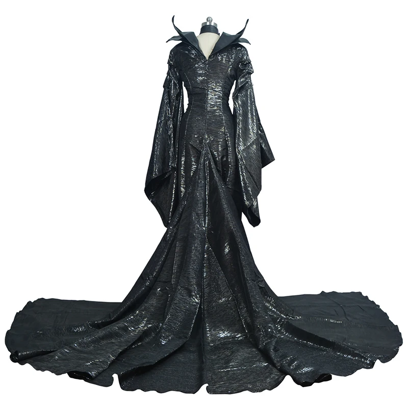 

Cosplay Costumes Dress Dark Witch Maleficent Adult Women Halloween Party Cosplay Costume Maleficent Gift Drop Ship