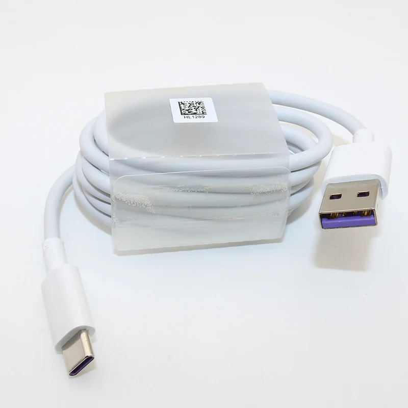 1M Original Super Charge 5A Type C Fast Charger Cable for Huawei Mate