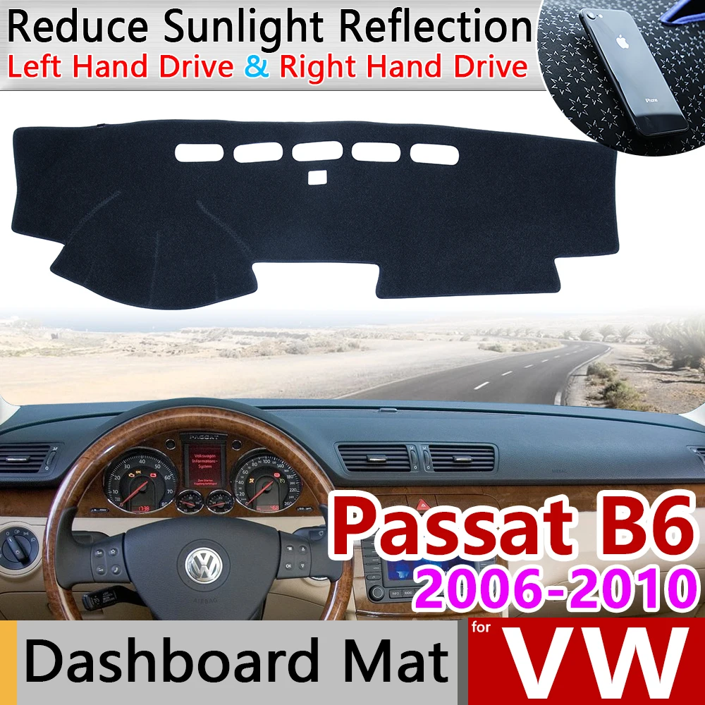 

for Volkswagen VW Passat B6 2006~2010 3C Anti-Slip Mat Dashboard Cover Pad Sunshade Dashmat Carpet Accessories 2007 2008 2009