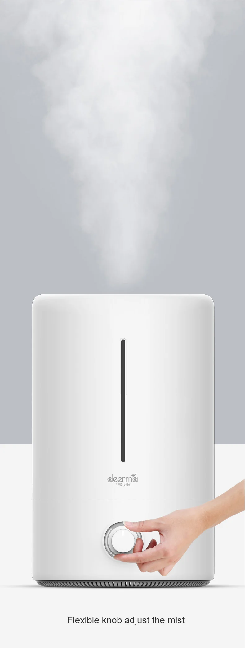 Original Xiaomi Mijia Deerma 5L Air Humidifier Touch Version 35db Quiet Air Purifying for Air-conditioned Rooms Office household (1)