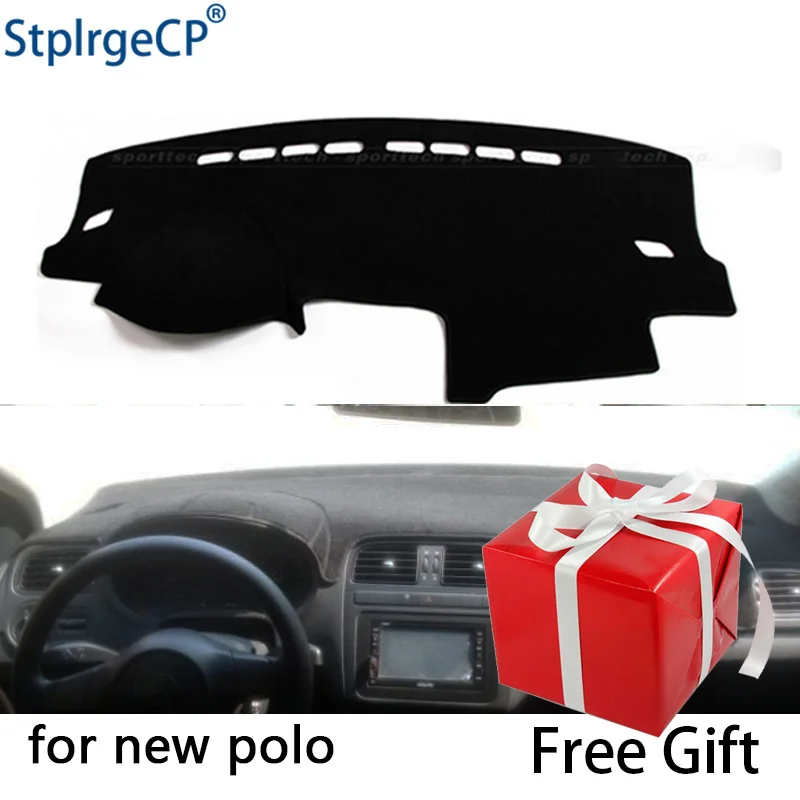 

for Volkswagen Polo MK5 6R 2009 - 2018 dashboard mat Protective pad Shade Cushion Pad interior sticker car styling accessories