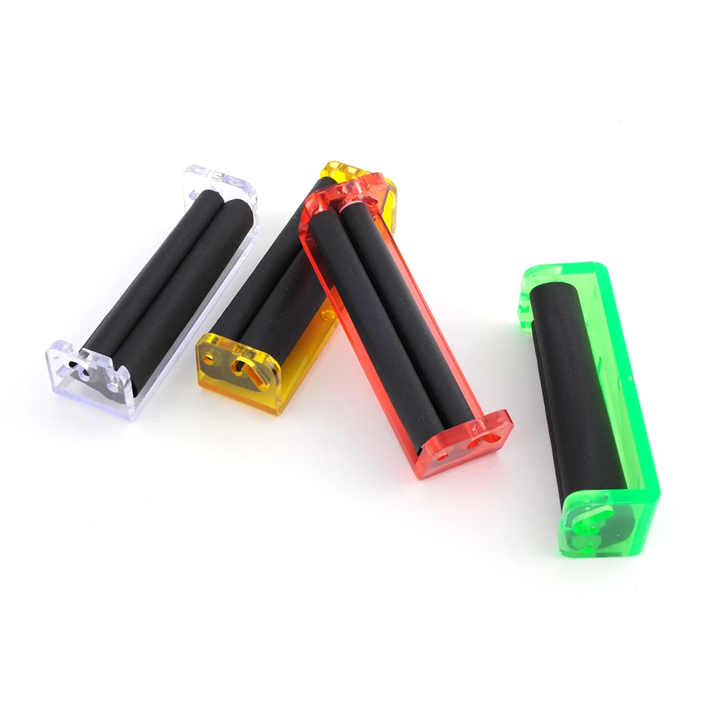 

Cigarette rolling machine manual transparent tobacco roller cigarettes maker hand roller for 78MM paper men gift